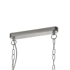 Pyramidi-riippuvalaisin, kromi, lasi, 3-valo, 95 cm, E27