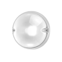 Pyöreä ulkoseinävalaisin CHIP valkoinen