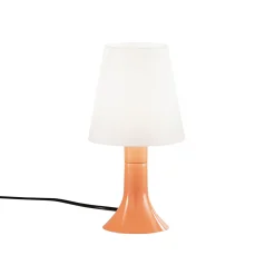 Pöytälamppu BINGO Lumetto, oranssi/valkoinen, 24,5 cm, muovi