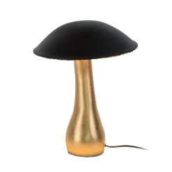 Pöytälamppu FORTUNELLO, musta/kultainen, korkeus 40 cm, metalli 5xG4