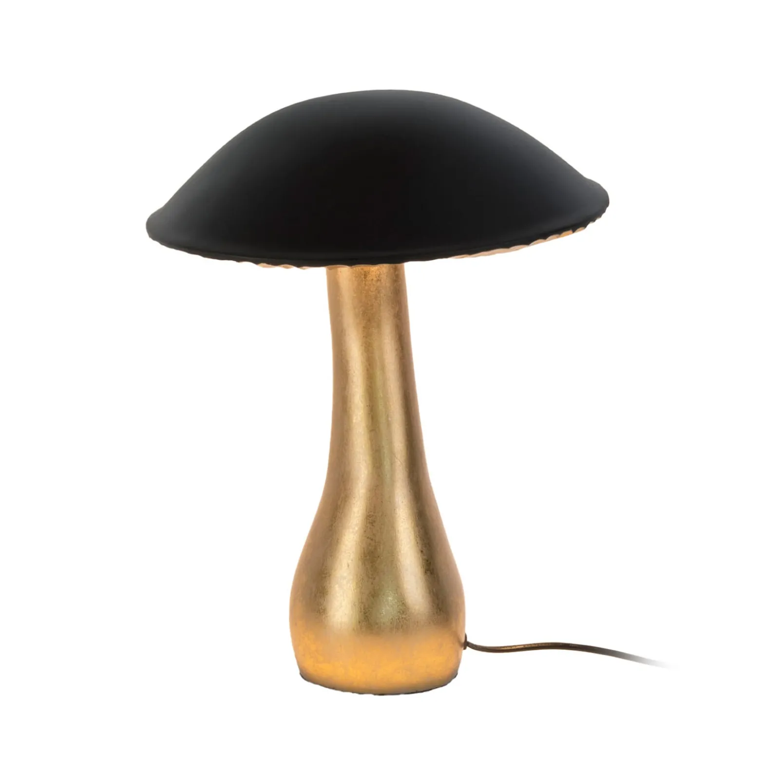 Pöytälamppu FORTUNELLO, musta/kultainen, korkeus 40 cm, metalli 5xG4