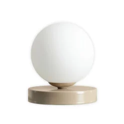 Pöytälamppu Joel, korkeus 17 cm, beige/valkoinen