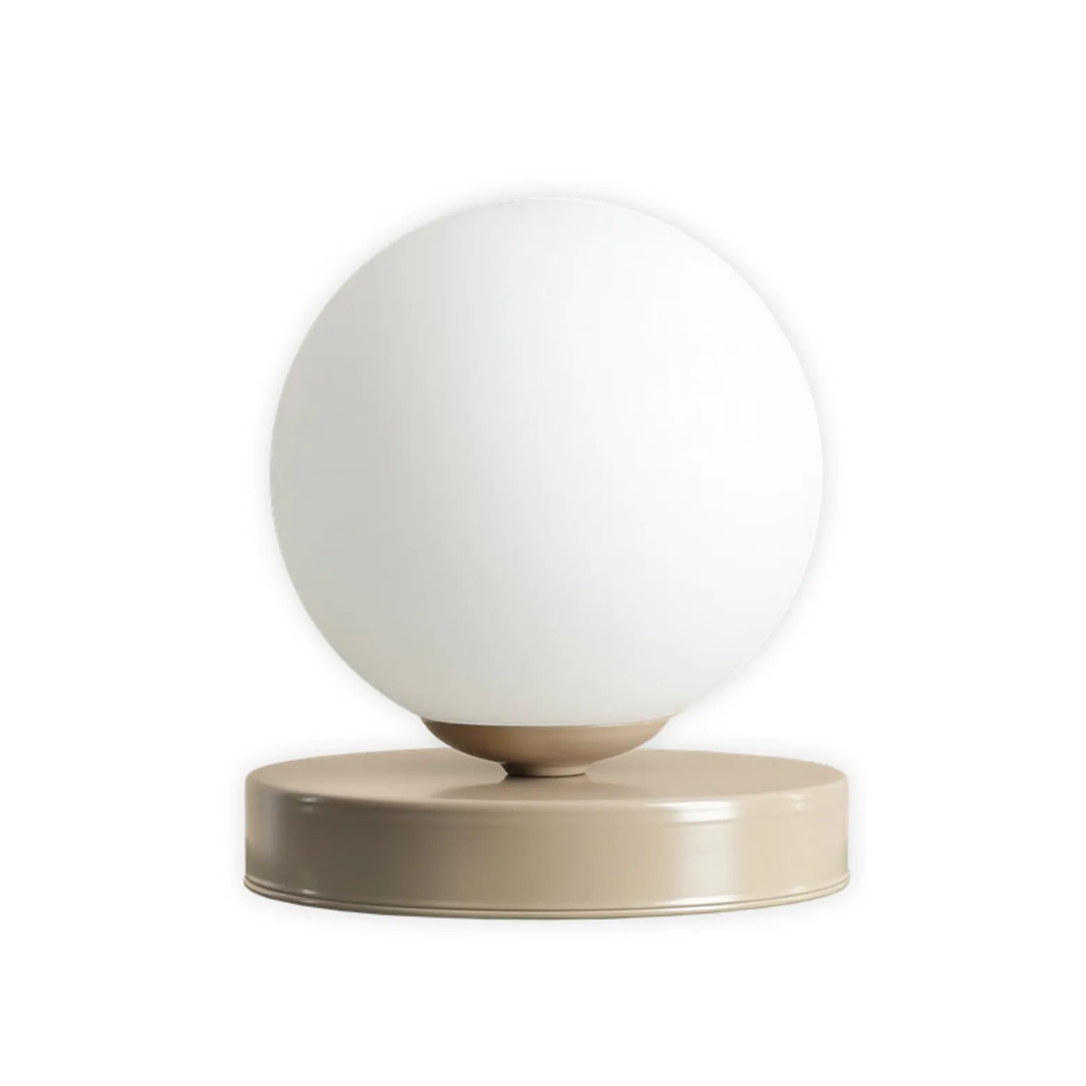 Pöytälamppu Joel, korkeus 17 cm, beige/valkoinen