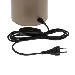 Pöytävalaisin Boto LN1, beige, teräs/lasi, korkeus 31 cm, G9