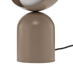 Pöytävalaisin Boto LN1, beige, teräs/lasi, korkeus 31 cm, G9