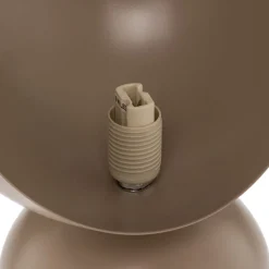 Pöytävalaisin Boto LN1, beige, teräs/lasi, korkeus 31 cm, G9