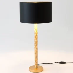 Pöytävalaisin Cancelliere Rotonda musta/kulta 57 cm