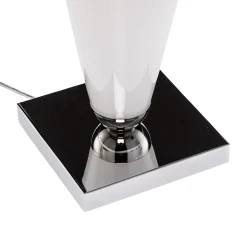 Pöytävalaisin Lund, valkoinen/opaali, korkeus 70 cm