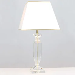 Pöytävalaisin Pokal, kristallia, kulta/kerma