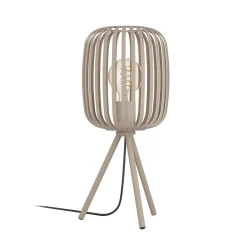 Pöytävalaisin Romazzina, beige, korkeus 44 cm, metalli, E27