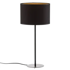 Pöytävalaisin Soho, sylinterimäinen 56 cm musta/kulta
