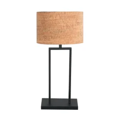 Pöytävalaisin Stang 4364ZW, musta/korkinruskea, korkeus 55 cm