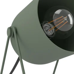 Pöytävalaisin Tilston, tummanvihreä, korkeus 15 cm, teräs, E14