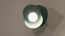Pöytävalaisin Tilston, tummanvihreä, korkeus 15 cm, teräs, E14