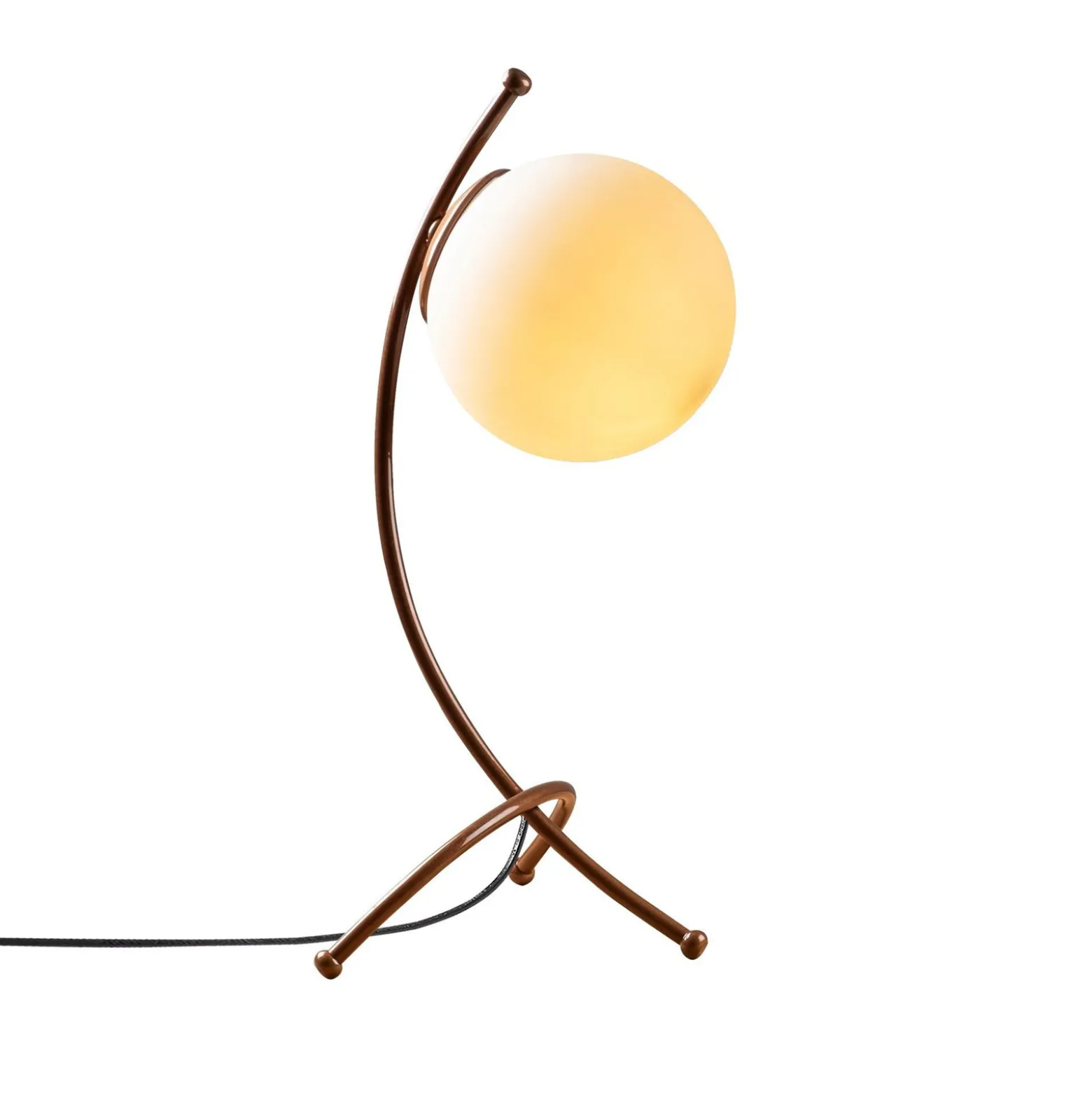 Pöytävalaisin Yay 5012, ruskea, opaali, korkeus 43 cm