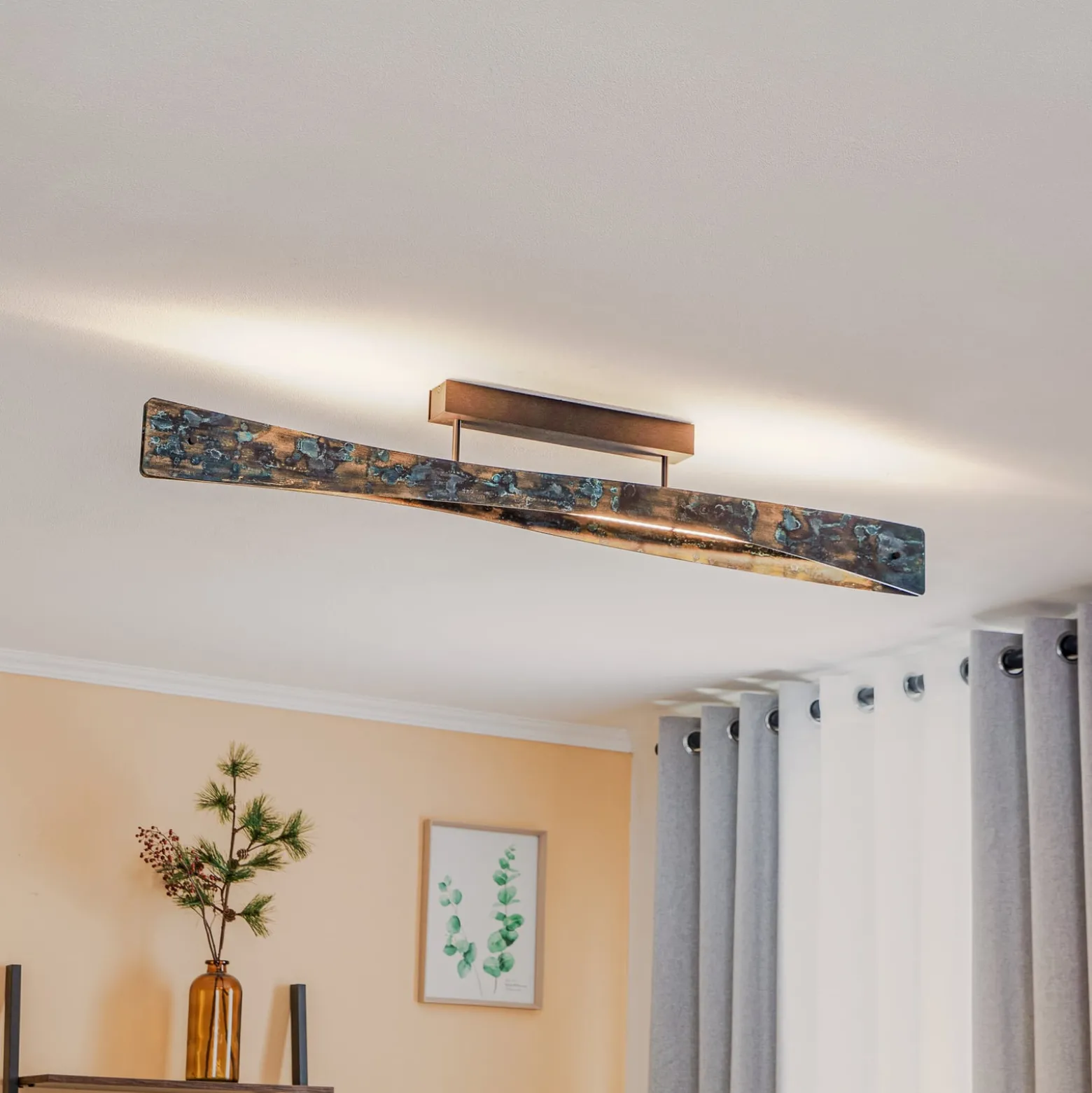 Quitani Baloria LED-riippuvalaisin musta/oksidoitu