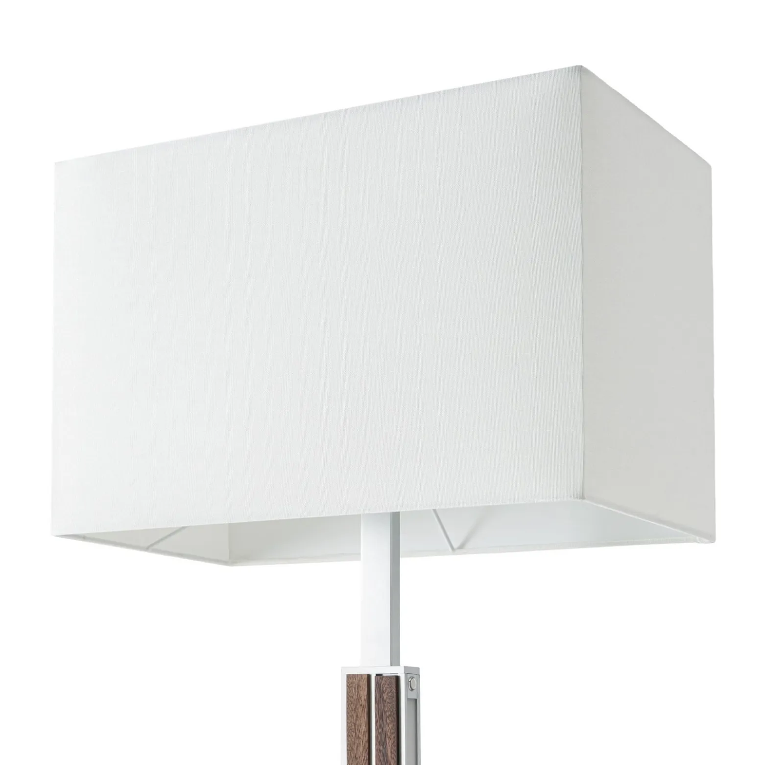 Quitani LED-lattiavalo Lisene, pähkinä/hopea/luonnonväri, 162 cm, himmennettävä