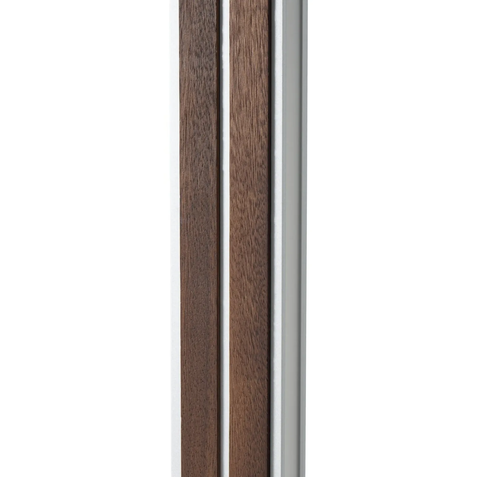 Quitani LED-lattiavalo Lisene, pähkinä/hopea/luonnonväri, 162 cm, himmennettävä