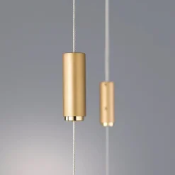 Quitani LED-riippuvalaisin Tolu, pituus 179 cm, messinki