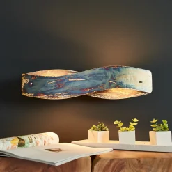 Quitani LED-seinävalaisin Lian, hapetettu, himmennettävissä