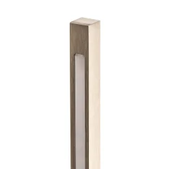 Quitani LED-seinävalaisin Tolu, pystysuora, nikkeli, korkeus 45 cm