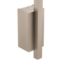 Quitani LED-seinävalaisin Tolu, pystysuora, nikkeli, korkeus 45 cm