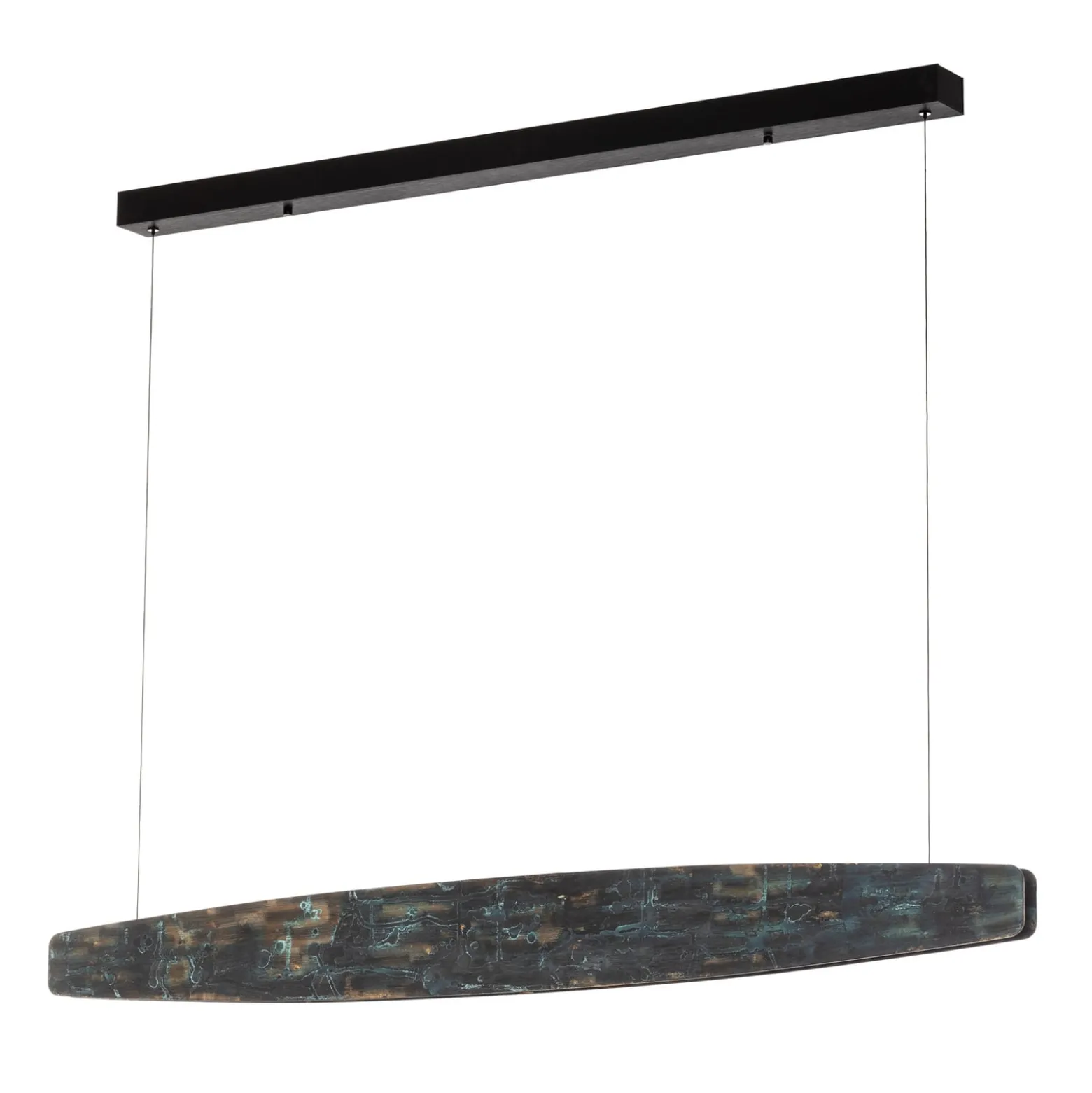 Quitani Lysia LED-riippuvalaisin, hapetettu/musta, 118 cm