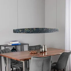 Quitani Lysia LED-riippuvalaisin, hapetettu/musta, 148 cm