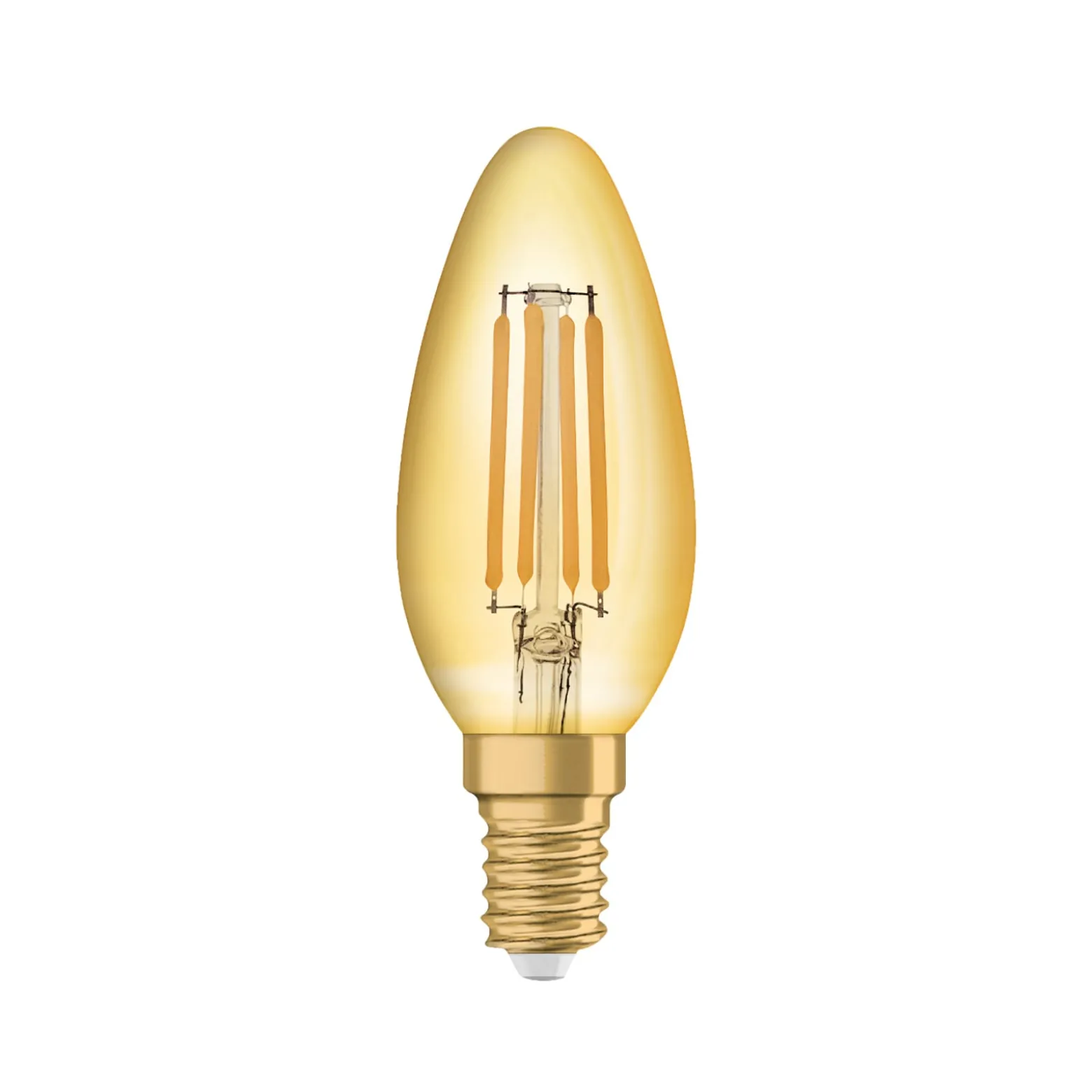 Radium LED Essence Ambiente E14 4W kynttilä kulta
