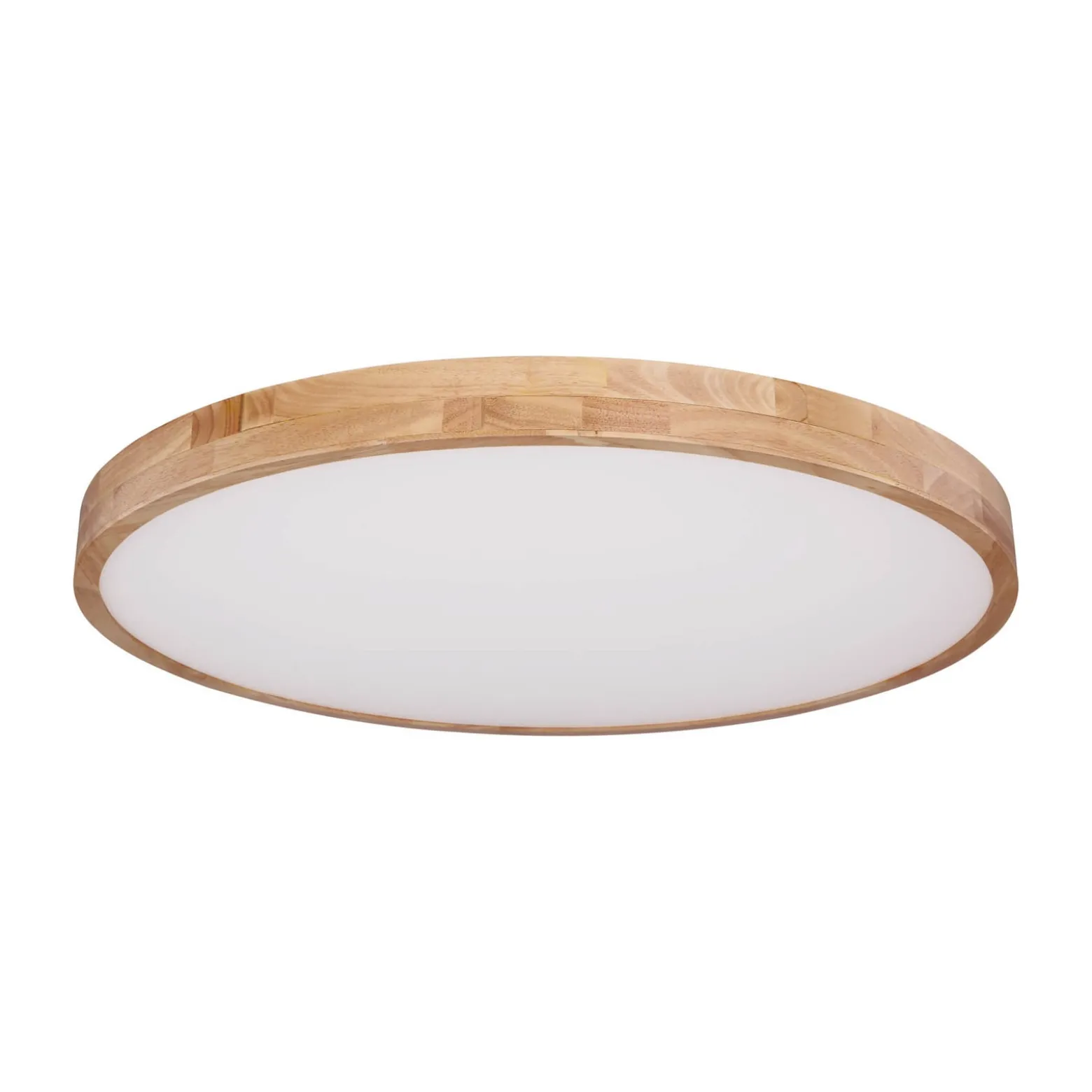 Rainer LED-kattovalaisin, Ø 80 cm, puusepäntehoste, metalli, CCT