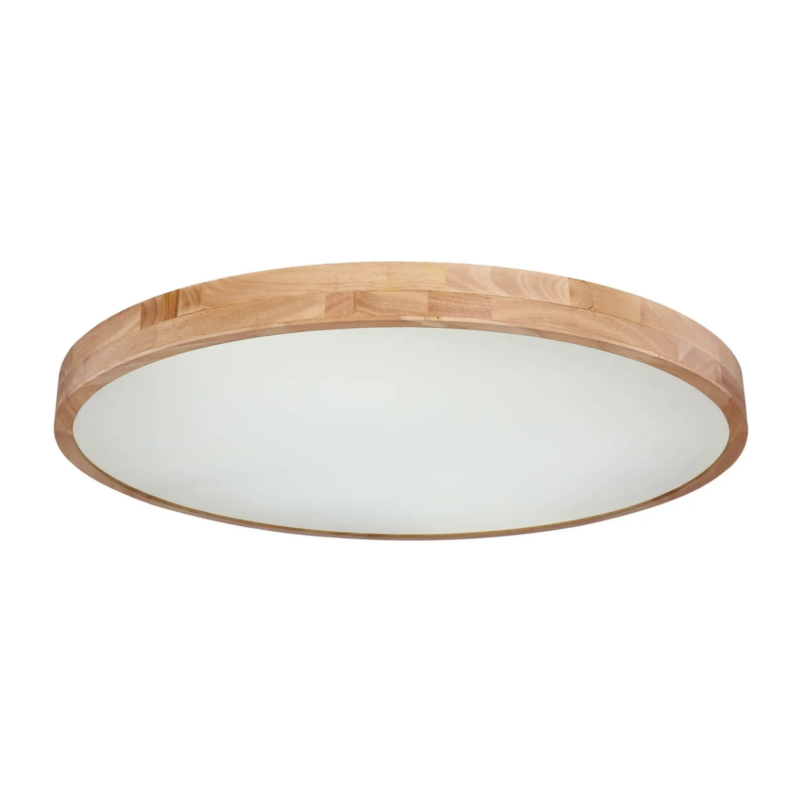Rainer LED-kattovalaisin, Ø 80 cm, puusepäntehoste, metalli, CCT