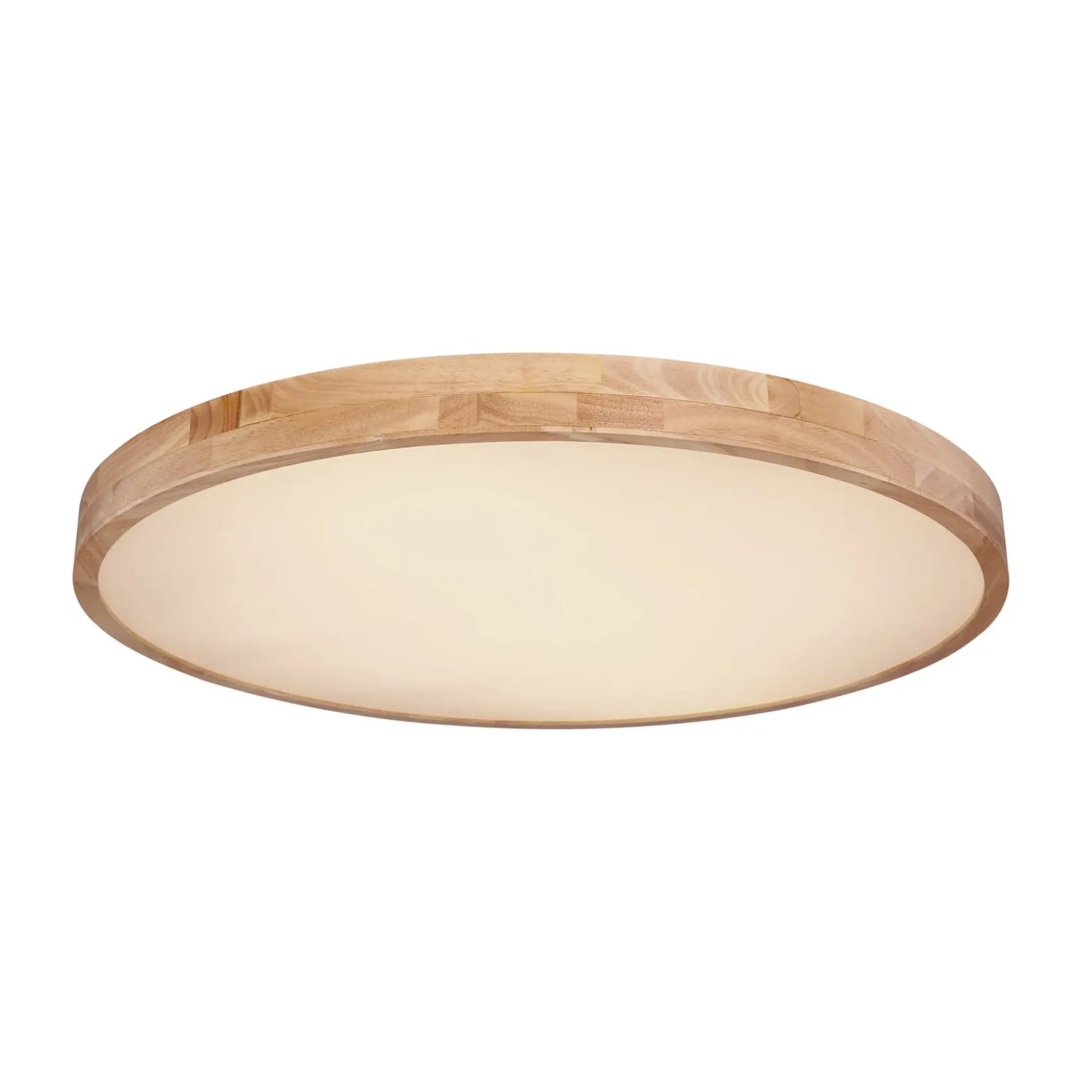 Rainer LED-kattovalaisin, Ø 80 cm, puusepäntehoste, metalli, CCT