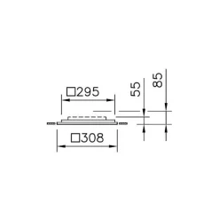 Regent Dime Office -uppovalo 30,8 cm 12 W 3 000 K