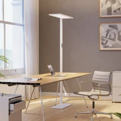 Regent Lighting Valopala, anturi 1fl vasen valkoinen