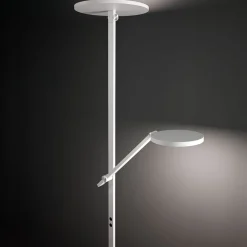 Regina LED-lattiavalaisin lukuvarrella, 2fl, valkoinen