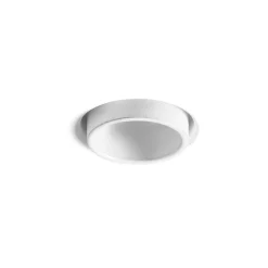 Rhodia upotettava LED-valaisin, valkoinen, kipsi, Ø 10 cm