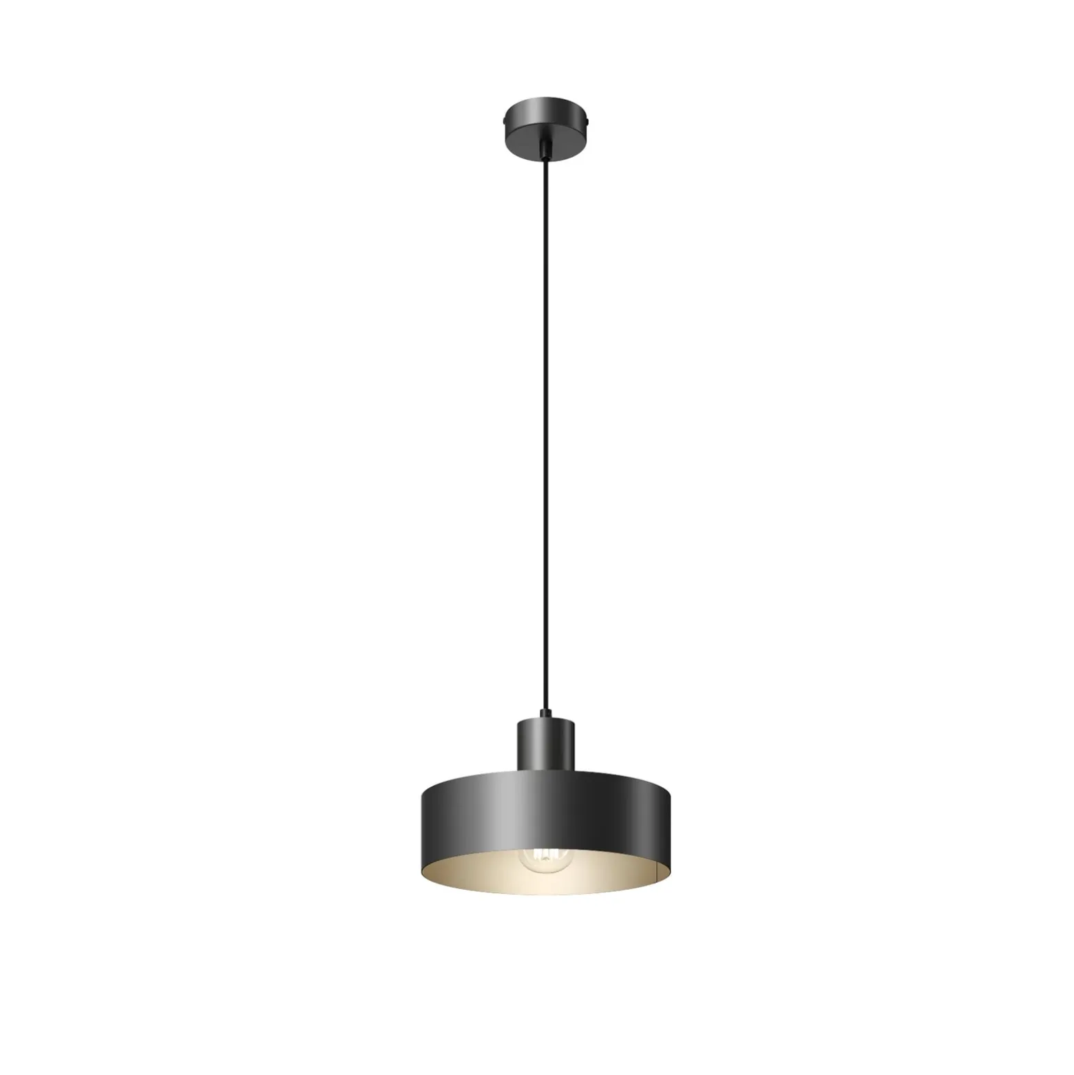Rif riippuvalaisin metallia, musta, Ø 25 cm