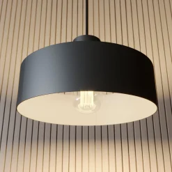 Rif riippuvalaisin metallia, musta, Ø 25 cm