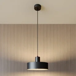 Rif riippuvalaisin metallia, musta, Ø 25 cm