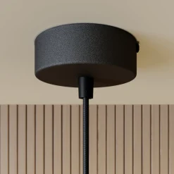 Rif riippuvalaisin metallia, musta, Ø 25 cm