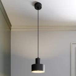 Rif riippuvalaisin metallia, musta, Ø 15 cm
