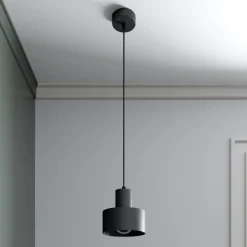 Rif riippuvalaisin metallia, musta, Ø 15 cm
