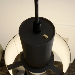 Rif riippuvalaisin metallia, musta, Ø 15 cm