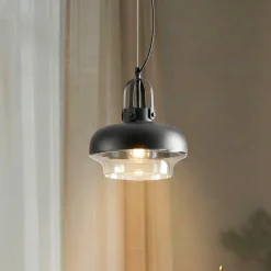 Riippuvalaisin AV-5064-1BSY, varjostin metallia ja lasia