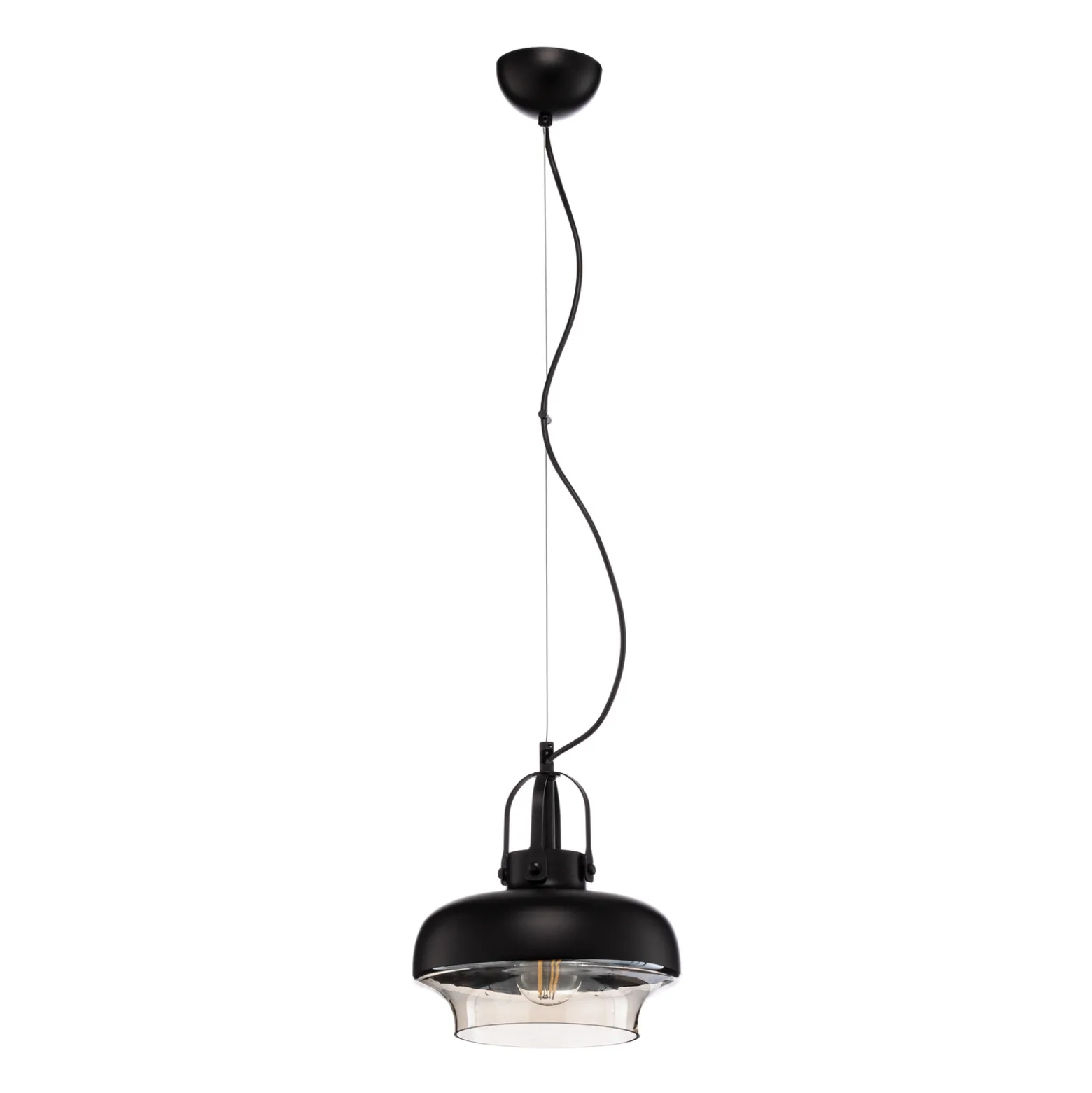 Riippuvalaisin AV-5064-1BSY, varjostin metallia ja lasia