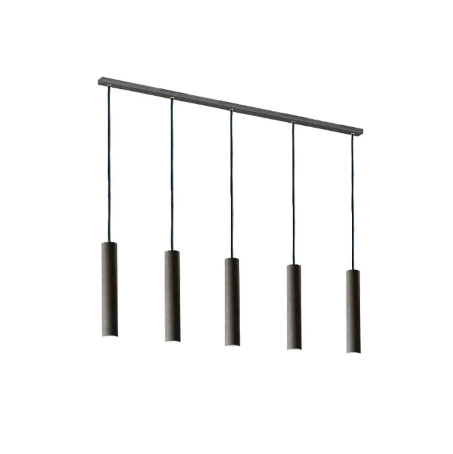 Riippuvalaisin Brenta, antrasiitti, teräs pituus 110 cm 5-valoinen