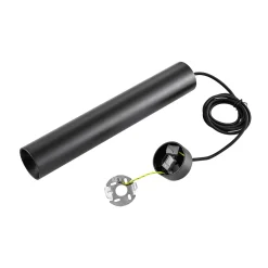 Riippuvalaisin CAN, musta, korkeus 35 cm, Ø 6 cm, metalli, GU10
