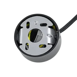 Riippuvalaisin CAN, musta, korkeus 15 cm, Ø 6 cm, metalli, GU10