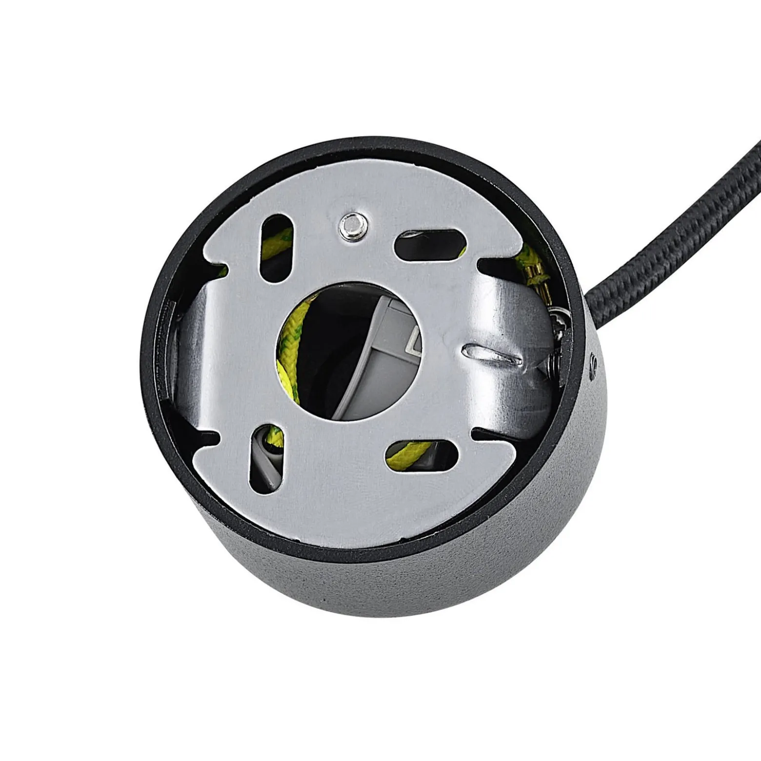 Riippuvalaisin CAN, musta, korkeus 15 cm, Ø 6 cm, metalli, GU10