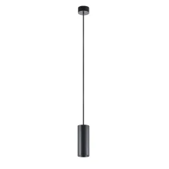 Riippuvalaisin CAN, musta, korkeus 15 cm, Ø 6 cm, metalli, GU10